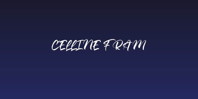 Celline Fram Social Header