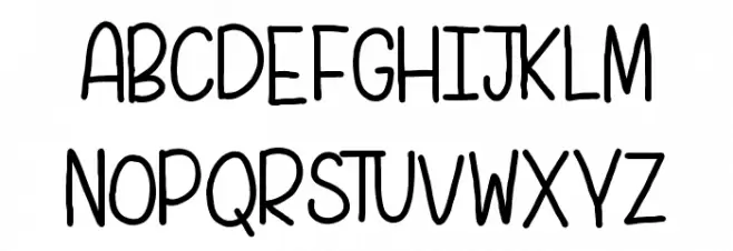 CellineHeylie 字体 大写