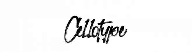 Cellotype  baixar fontes gratis