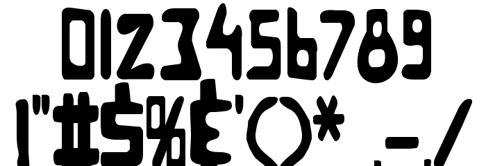 Celluloid Bliss Condensed Regular Font OTHER CHARS