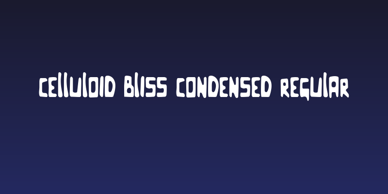Celluloid Bliss Condensed Regular Social Header