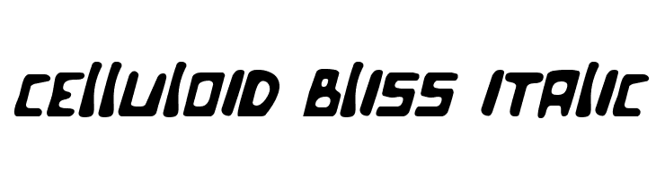 Celluloid Bliss Italic Fonte