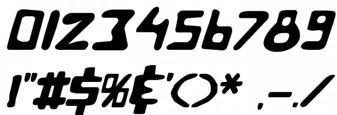 Celluloid Bliss Italic Fonte OUTROS PERSONAGENS