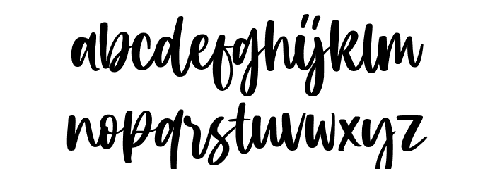 Celosia Golden Font LOWERCASE