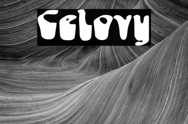 Celovy Font examples