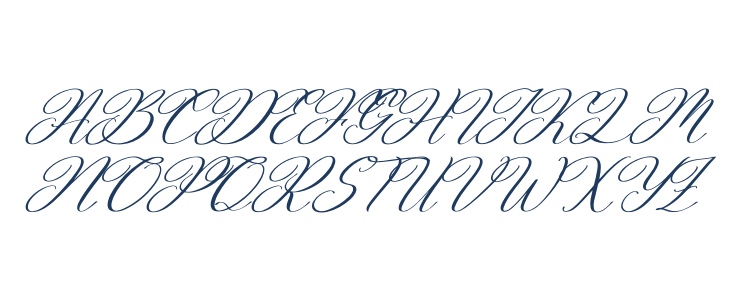 Celtaniya Bioffany Italic Uppercase