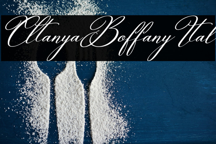 Celtaniya Bioffany Italic Example 2