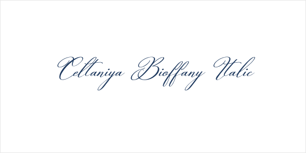 Celtaniya Bioffany Italic Logo