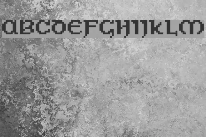 Celtic-Bit Regular Font examples