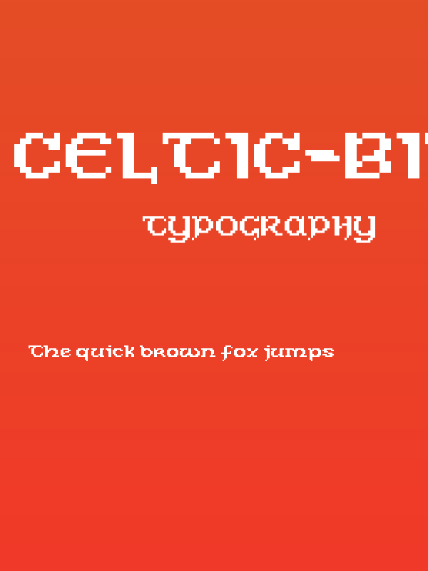 Celtic-Bit Regular Poster