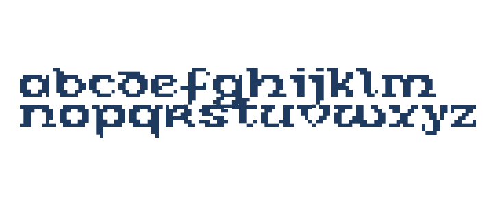 Celtic-Bit Regular Lowercase