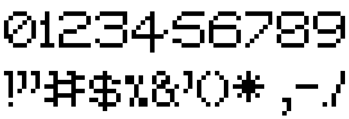 Celtic-Bit Thin Font OTHER CHARS