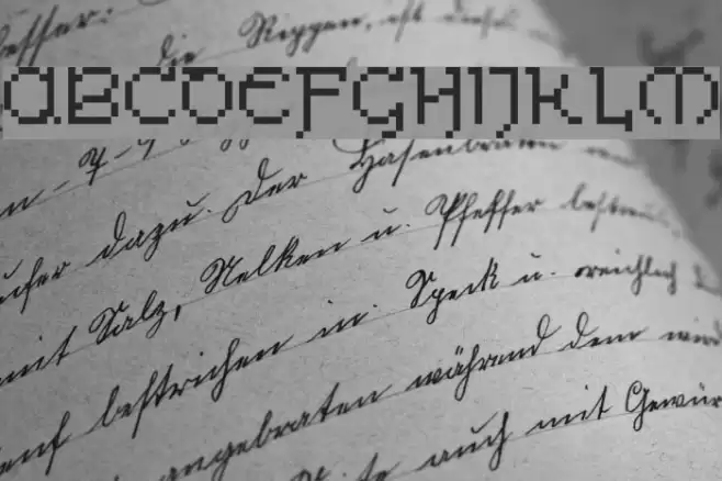 Celtic-Bit Thin Font examples