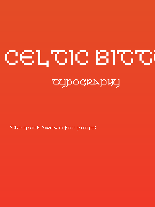 Celtic Bitty - Modern Poster