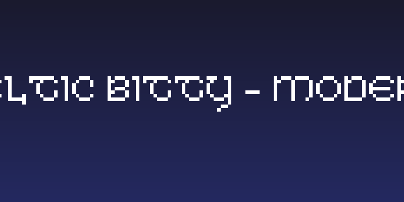 Celtic Bitty - Modern Social Header