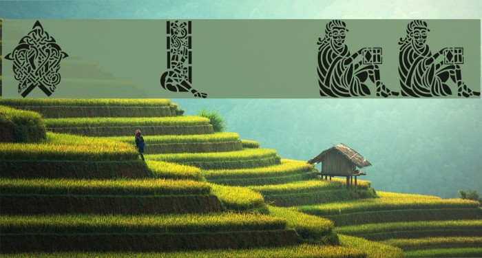 Celtic Designs II Font examples