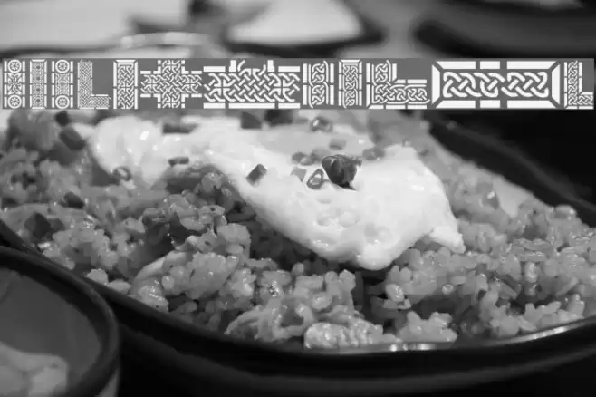 Celtic Designs I Font examples