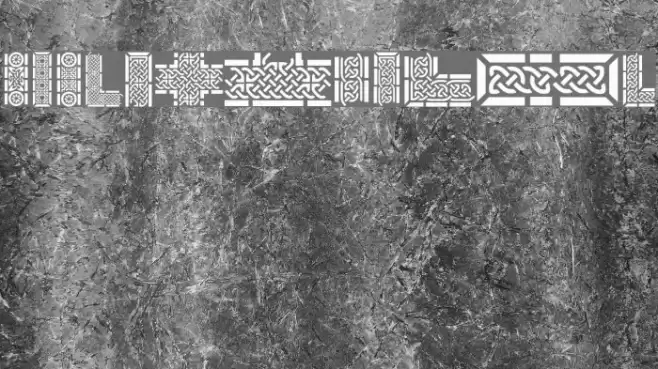 Celtic Designs I Font examples