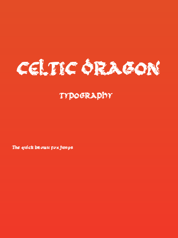 Celtic Dragon Poster