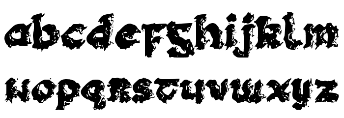 Celtic Dragon Font LOWERCASE