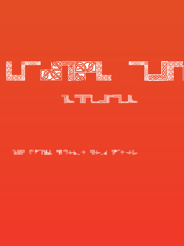 Celtic Frames Poster