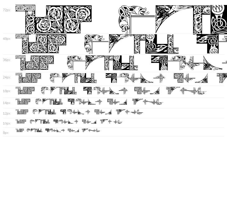 Celtic Frames Waterfall