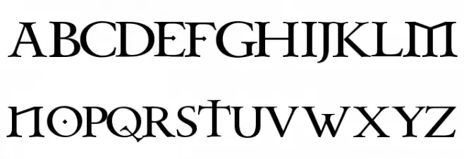 Celtic Garamond the 2nd Polices MAJUSCULES