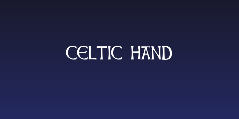 Celtic Hand Social Header