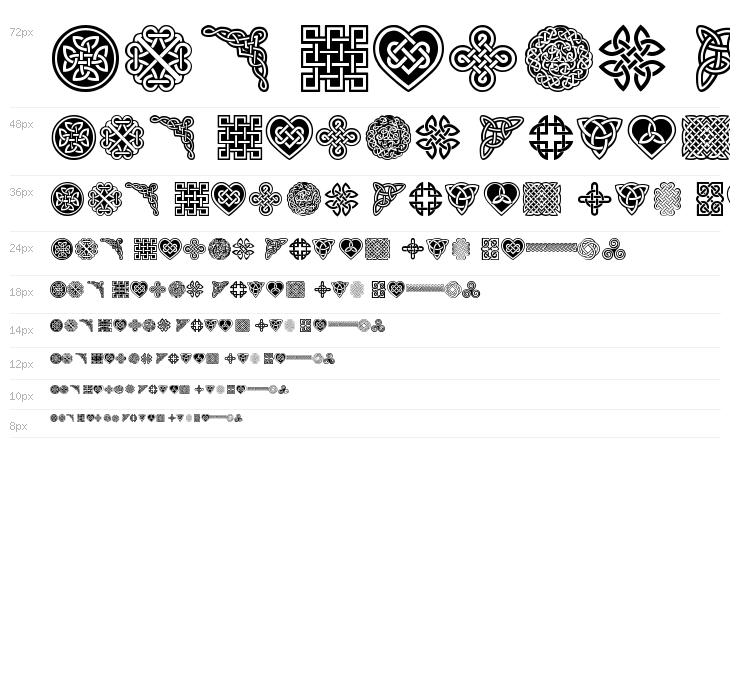 Celtic Knots Waterfall