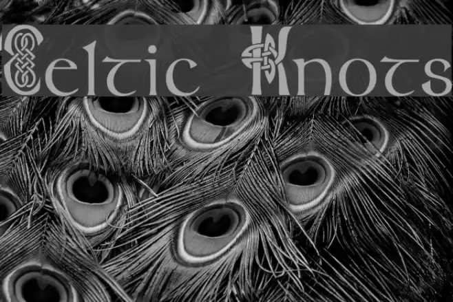 Celtic Knots フォント examples