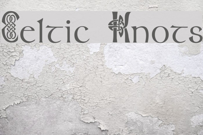 Celtic Knots フォント examples