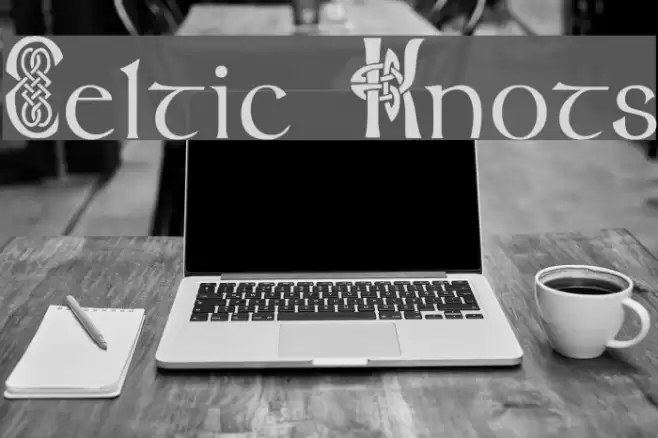 Celtic Knots フォント examples