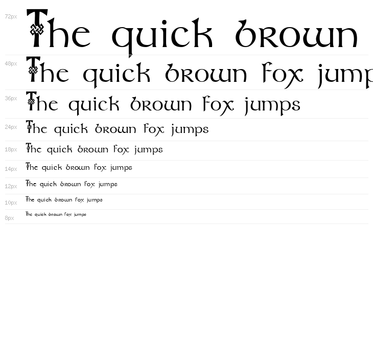 Celtic Knots Waterfall