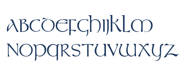 Celtic [Plain]:001.001 Uppercase