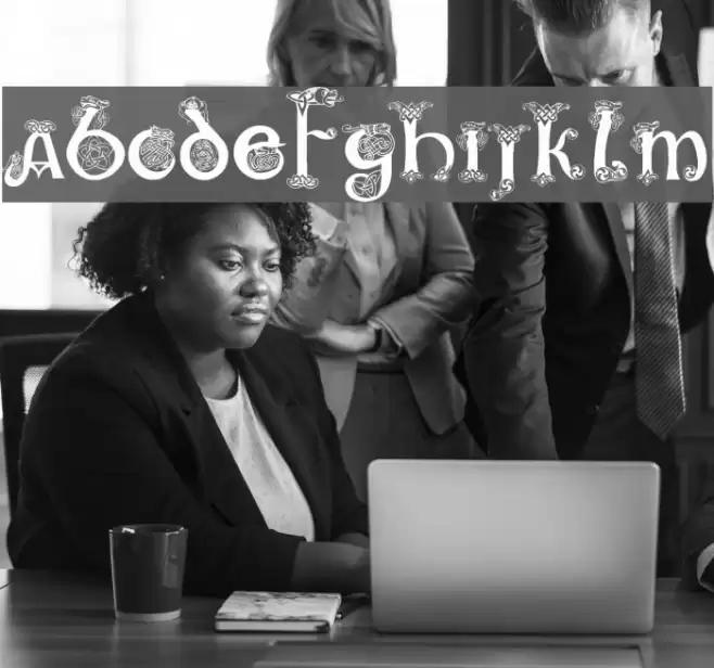 Celtic101 Font examples