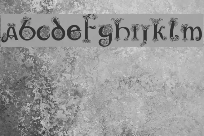Celtic101 Font examples