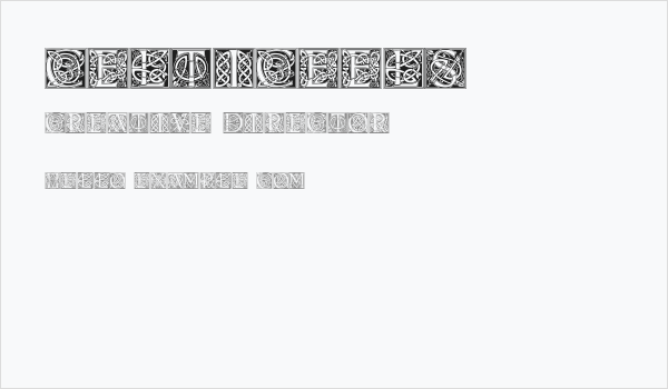 CelticEels Business Card