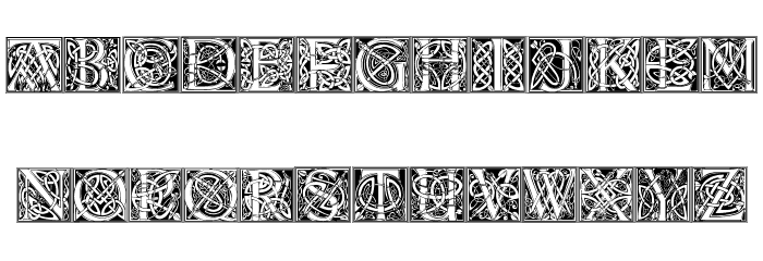 CelticEels Font LOWERCASE