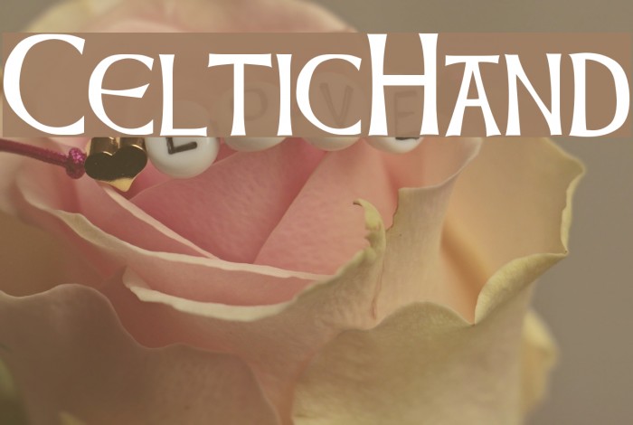 CelticHand Font examples