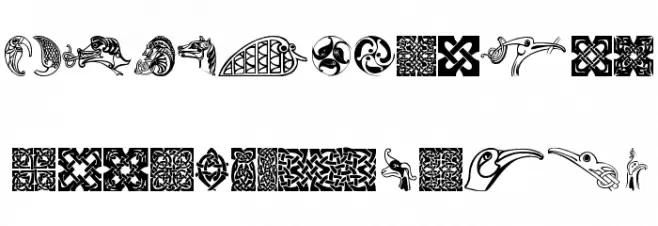 CelticMotif फ़ॉन्ट लोअरकेस