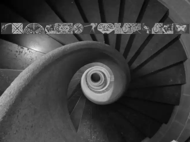 CelticOrnamBats Font examples