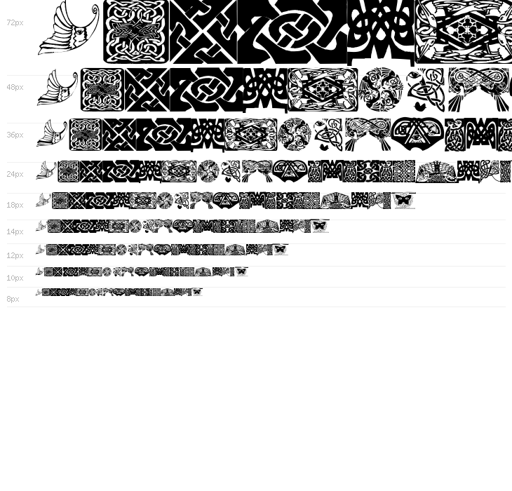 CelticOrnamBats Waterfall