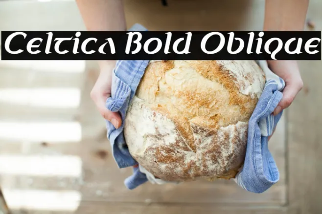 Celtica Bold Oblique Example 1