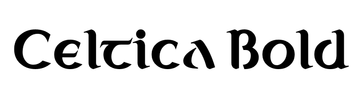 Celtica Bold  font caratteri gratis