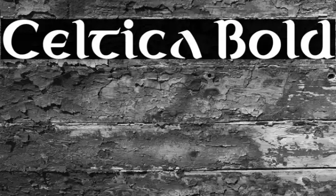 Celtica Bold Font examples