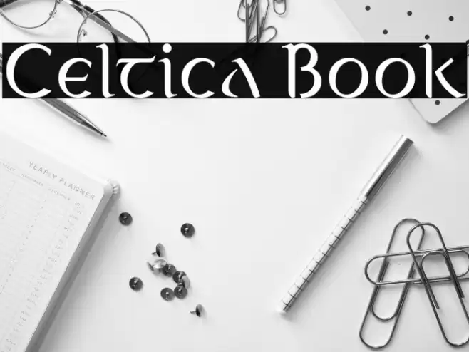 Celtica Book Font examples