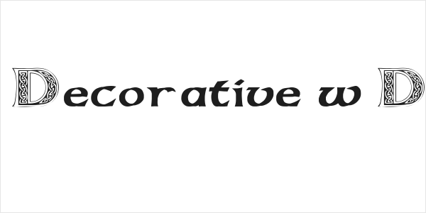 Celticmd Decorative w Drop Caps Logo