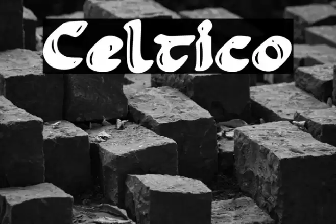 Celtico Font examples