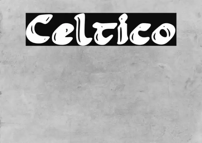 Celtico Font examples