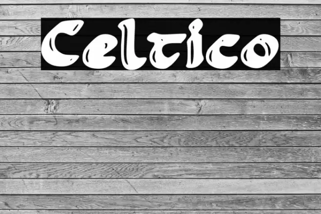 Celtico Font examples